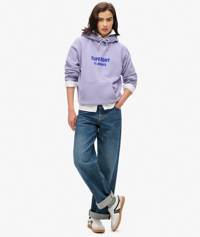 Superdry Sudadera Suelta Con Capucha Sport Luxe