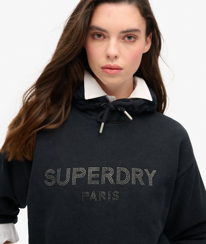 Superdry Sudadera Suelta Con Capucha Sport Luxe
