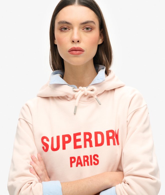 Superdry Sudadera Suelta Con Capucha Sport Luxe