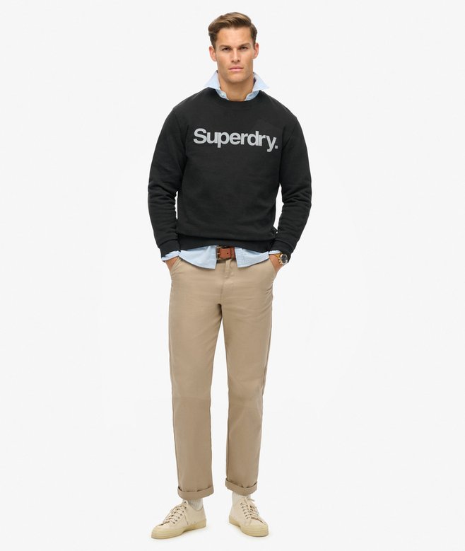 Superdry Sudadera Suelta De Cuello Redondo City