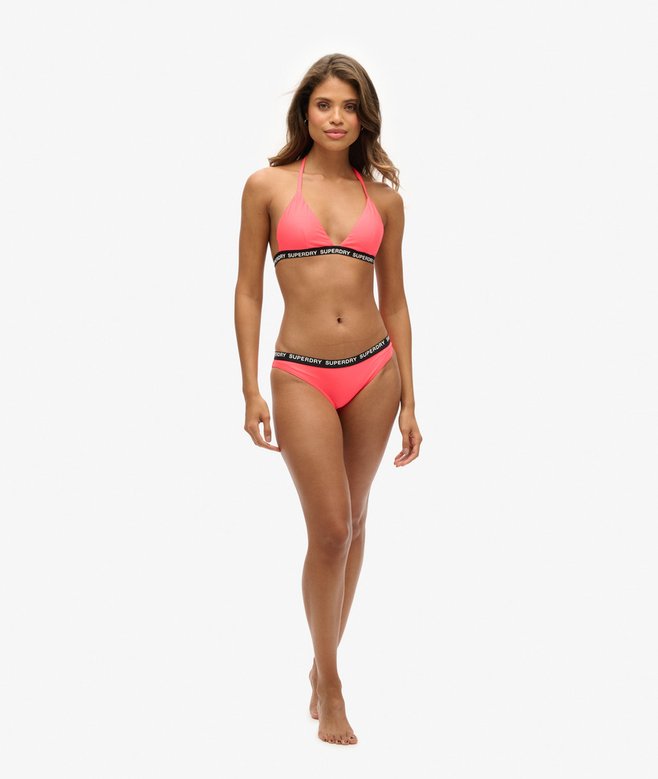 Superdry Top De Bikini Elástico De Triángulos