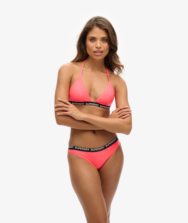 Superdry Top De Bikini Elástico De Triángulos