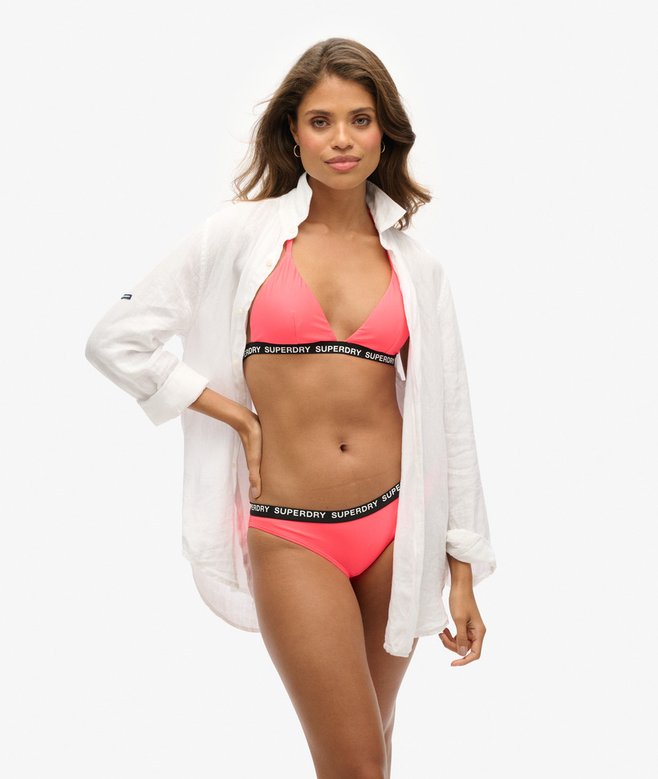 superdry Top de bikini elástico de triángulos