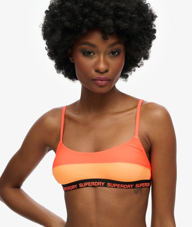Superdry Top De Bikini Elástico Tipo Bralette
