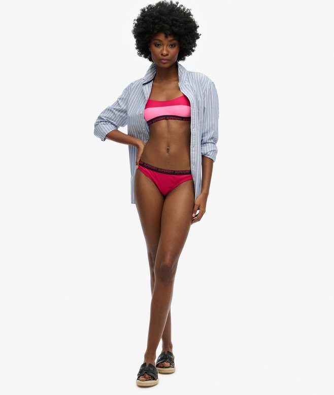 Superdry Top De Bikini Elástico Tipo Bralette