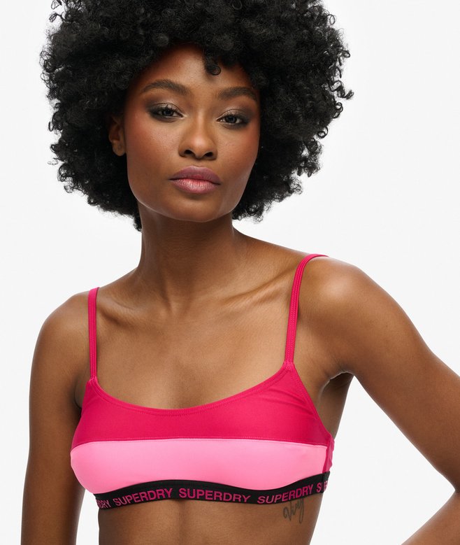 Superdry Top De Bikini Elástico Tipo Bralette