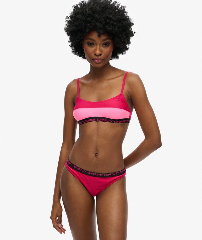 Superdry Top De Bikini Elástico Tipo Bralette