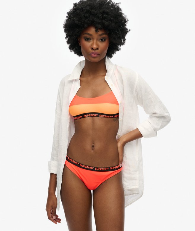 superdry Top de bikini elástico tipo bralette
