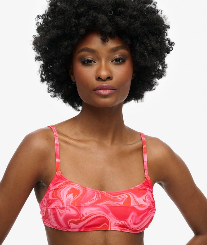 Superdry Top De Bikini Estampado Tipo Bralette