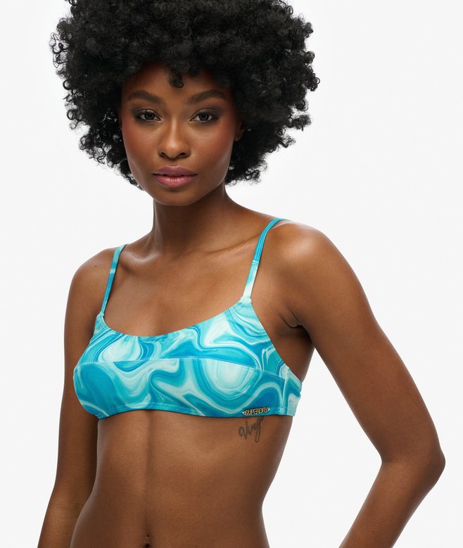 Superdry Top De Bikini Estampado Tipo Bralette