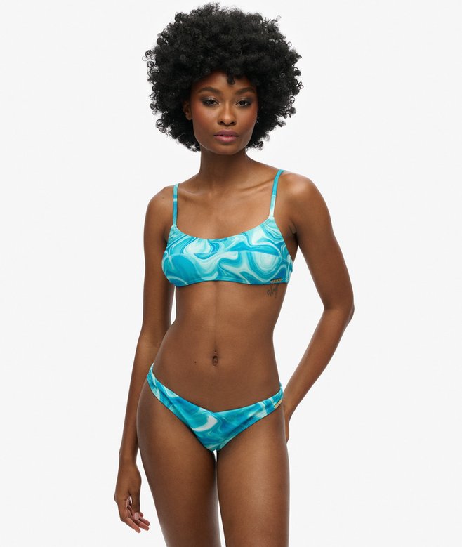 Superdry Top De Bikini Estampado Tipo Bralette