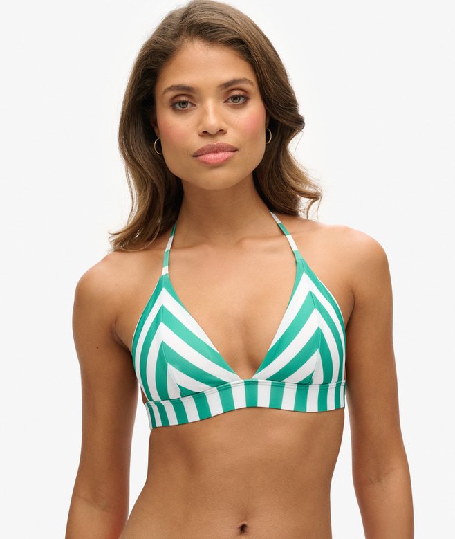 Superdry Top De Bikini Triangular A Rayas