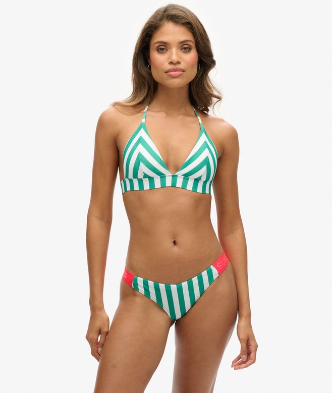 Superdry Top De Bikini Triangular A Rayas