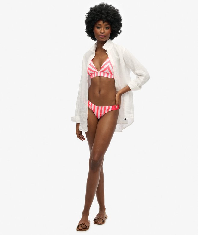 Superdry Top De Bikini Triangular A Rayas