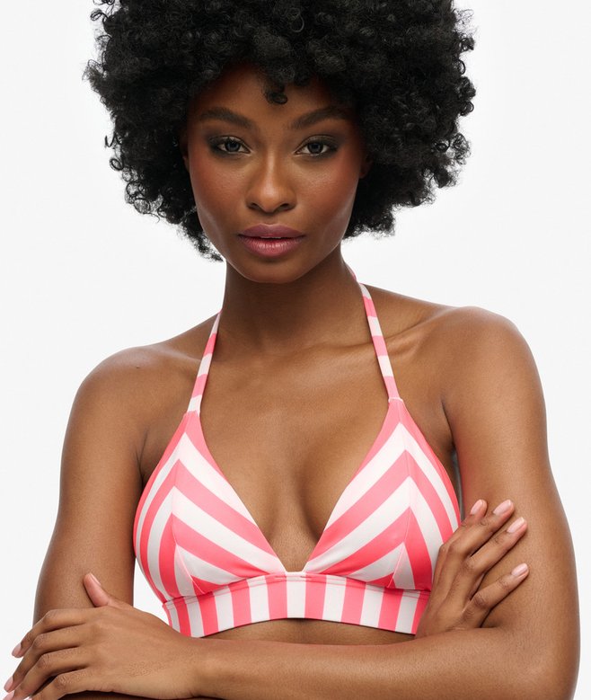 Superdry Top De Bikini Triangular A Rayas