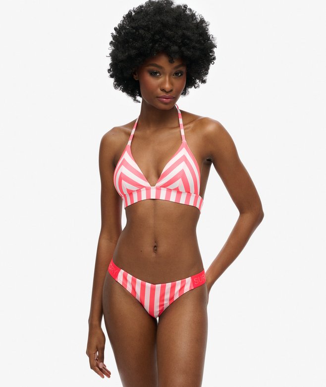 Superdry Top De Bikini Triangular A Rayas