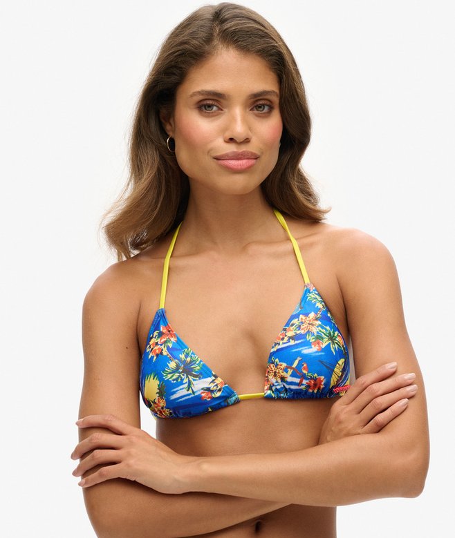 Superdry Top De Bikini Triangular De Tirantes