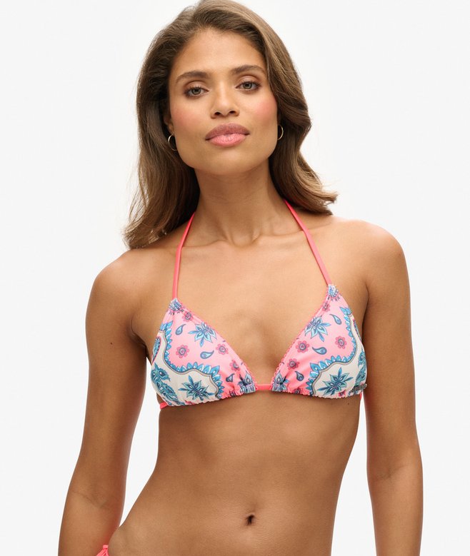 Superdry Top De Bikini Triangular De Tirantes