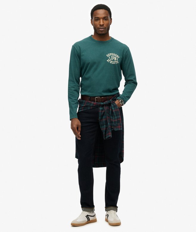 Superdry Top De Manga Larga Athletic Essentials