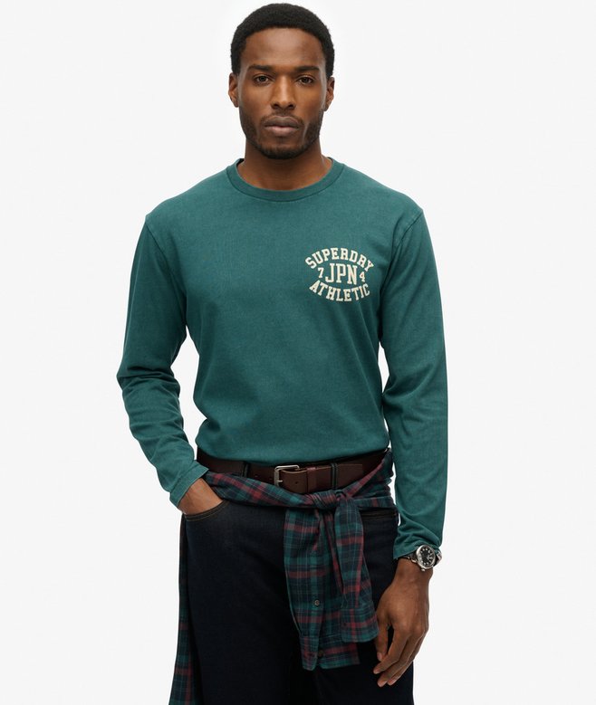 superdry Top de manga larga Athletic Essentials