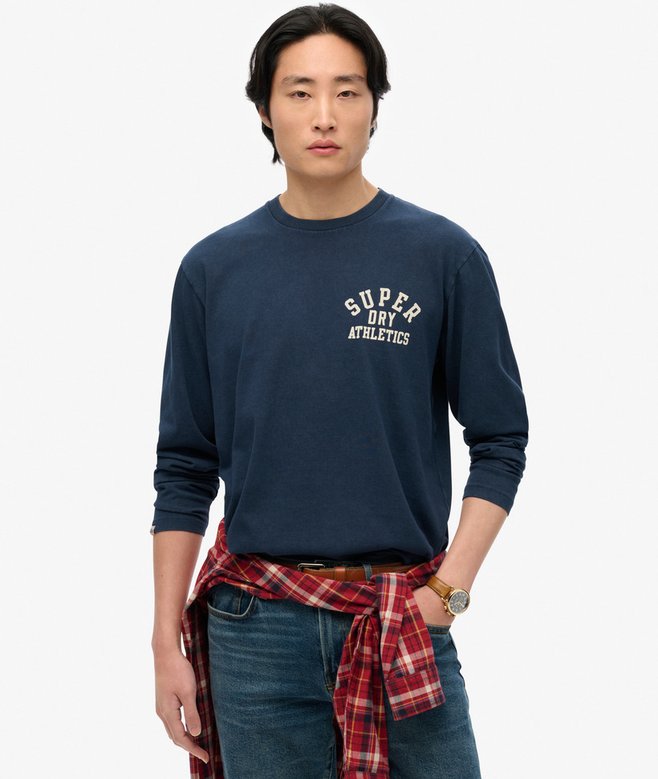 superdry Top de manga larga Athletic Essentials