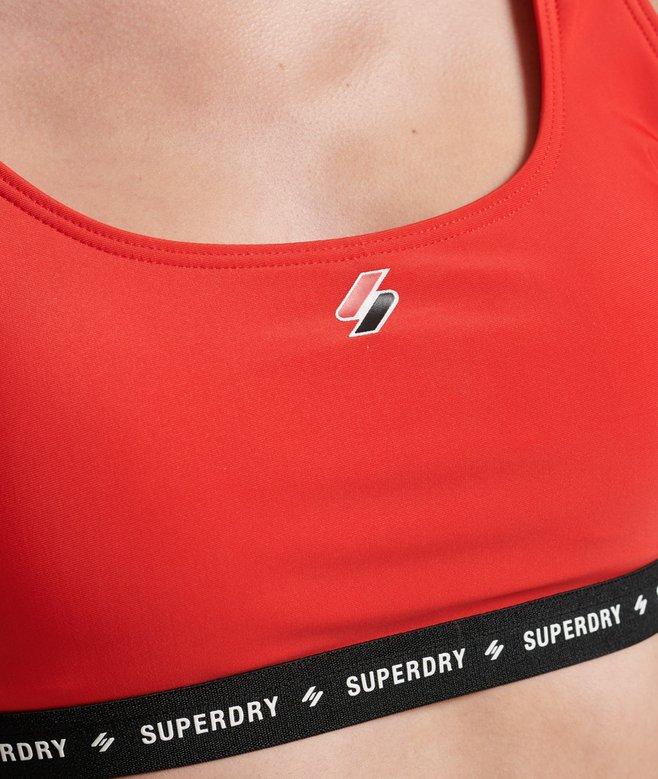 Superdry Top Elástico Con Micrologo Code