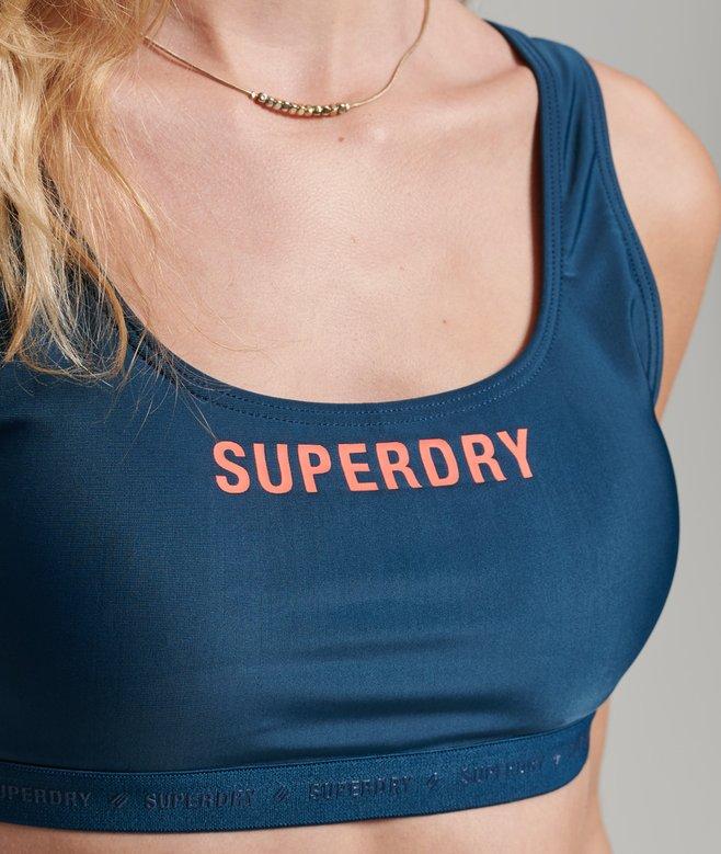 Superdry Top Elástico Con Micrologo Code