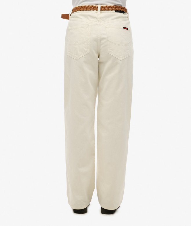 Superdry Vaqueros De Talle Medio Y Pernera Ancha