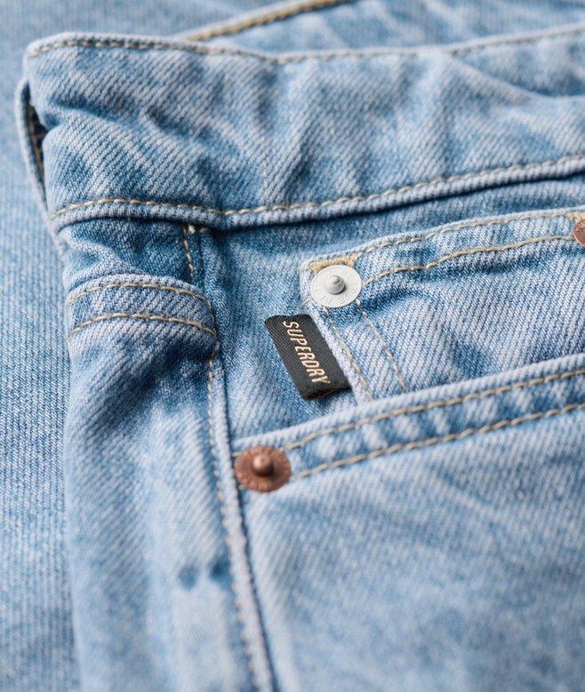 Superdry Vaqueros De Talle Medio Y Pernera Recta