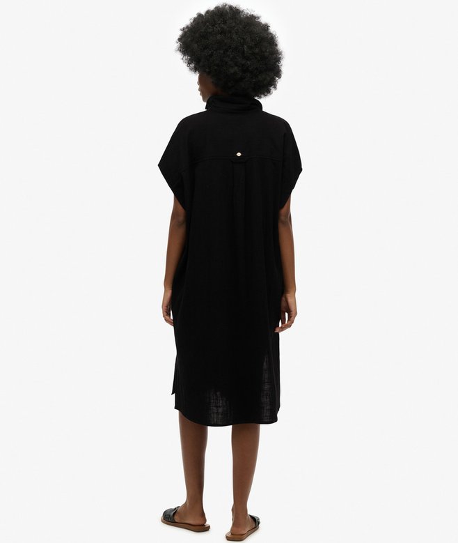 Superdry Vestido Camisero Midi Extragrande