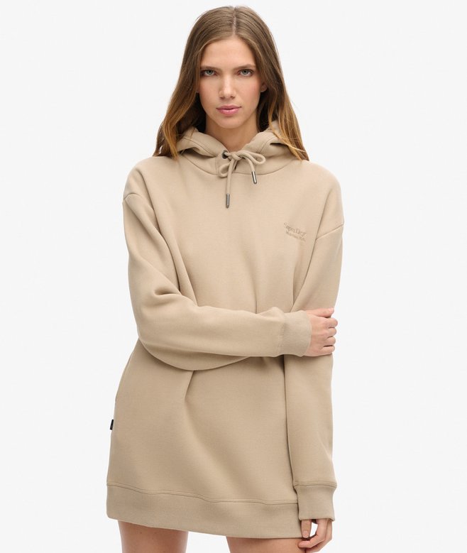 superdry Vestido con capucha Essential
