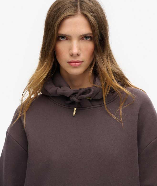 Superdry Vestido Con Capucha Y Strass Tattoo