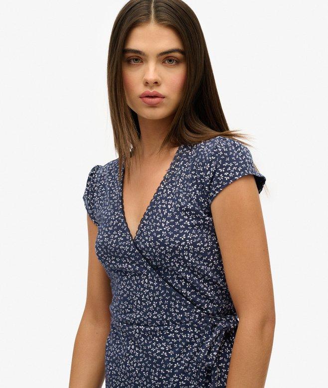 Superdry Vestido Cruzado Athletic Essentials