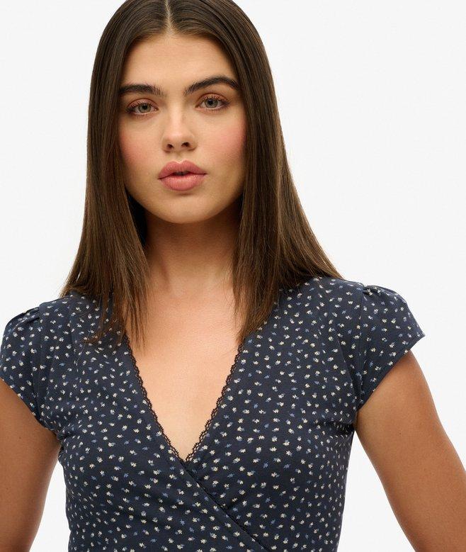 Superdry Vestido Cruzado Athletic Essentials