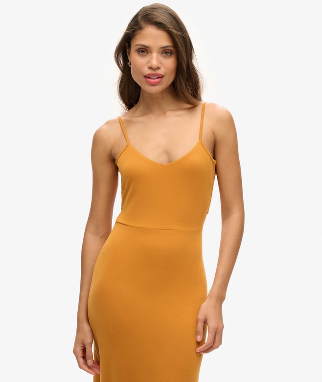 Superdry Vestido De Punto Con Espalda Abierta