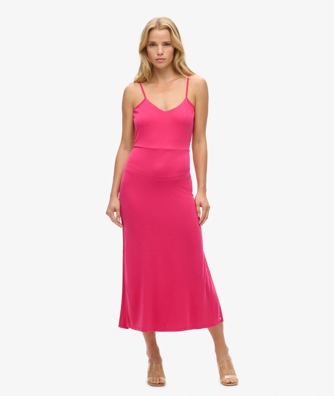 superdry Vestido de punto con espalda abierta