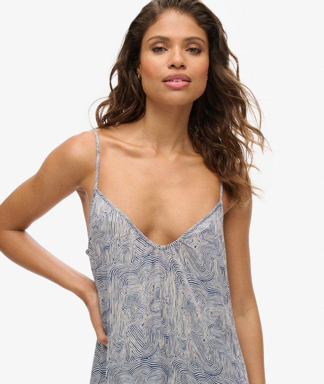Superdry Vestido De Tirantes Largo