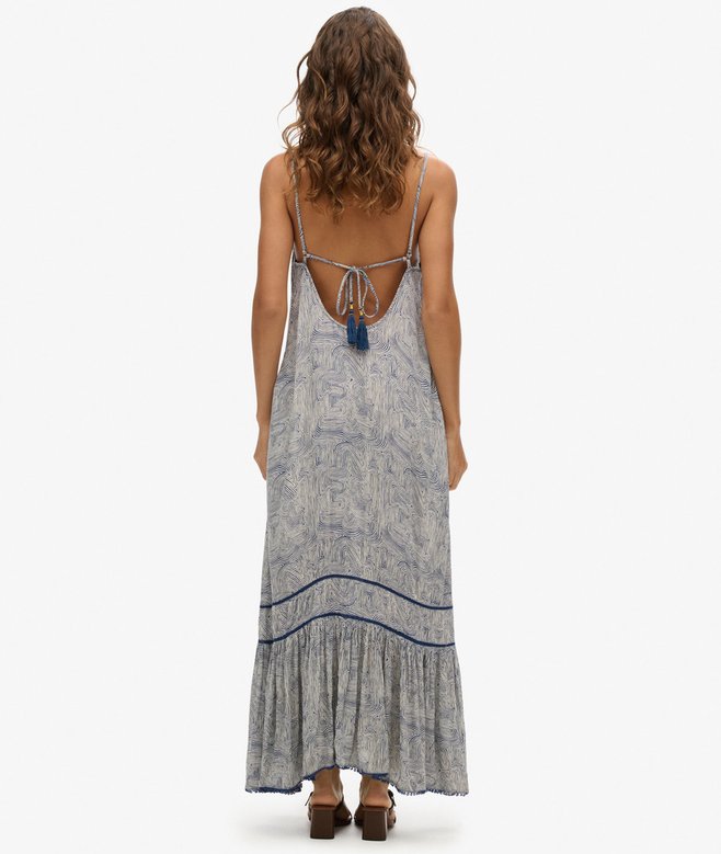 Superdry Vestido De Tirantes Largo