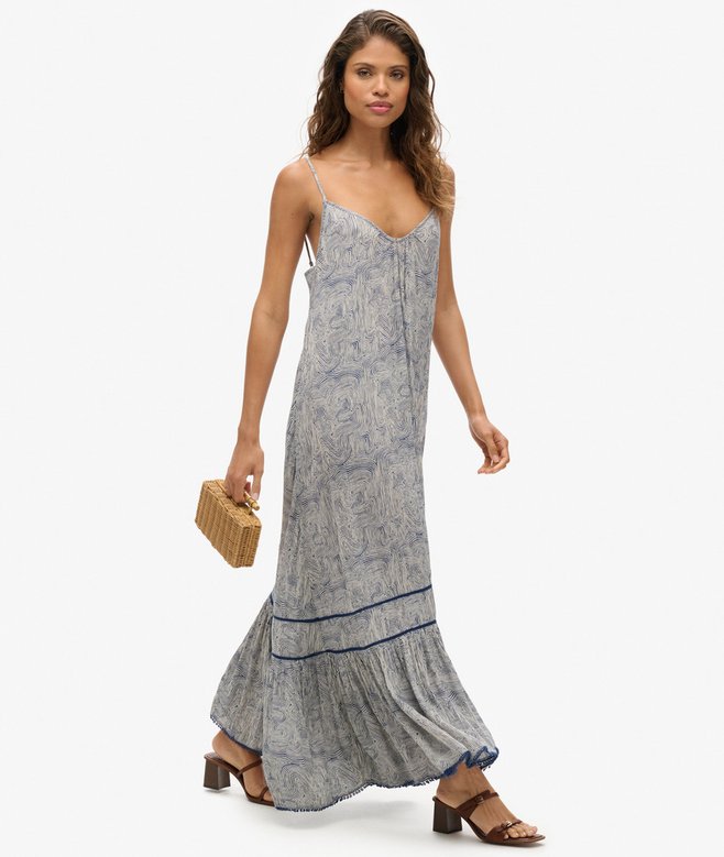 Superdry Vestido De Tirantes Largo