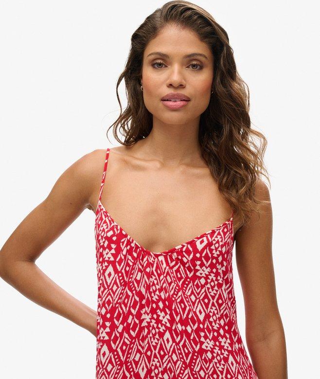 Superdry Vestido De Tirantes Largo