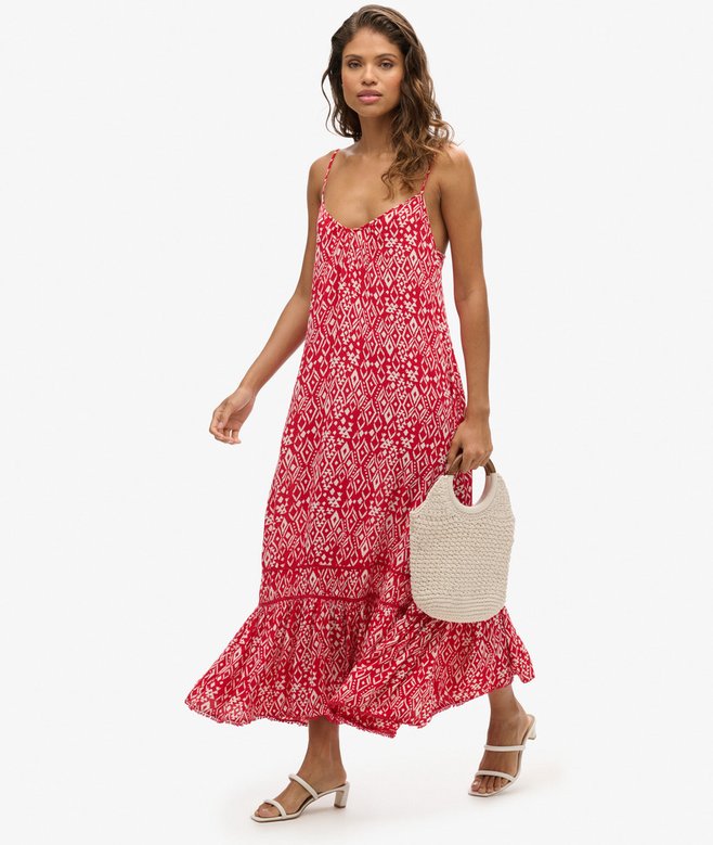 Superdry Vestido De Tirantes Largo