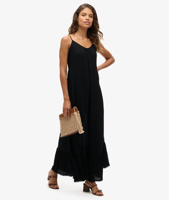 Superdry Vestido Playero Largo De Tirantes