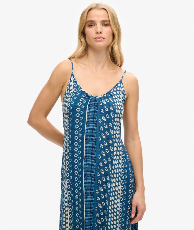 Superdry Vestido Playero Largo De Tirantes