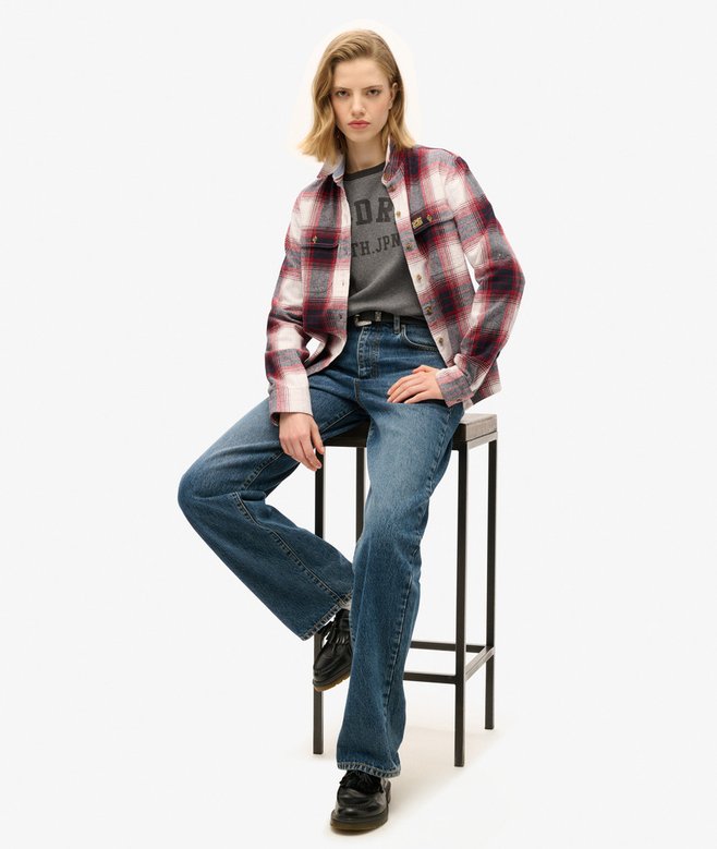 Superdry Top Ajustado De Canalé Y Manga Larga Athletic Essentials