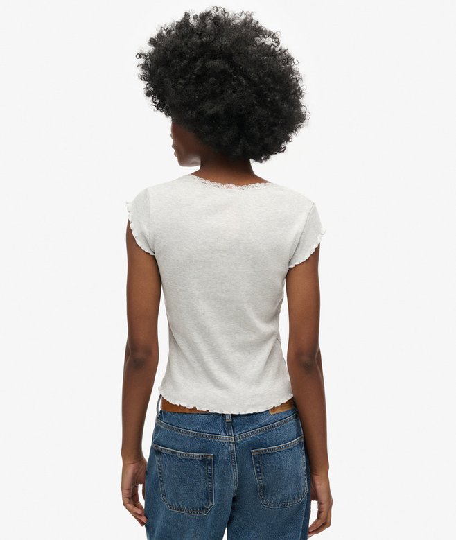 Superdry Top Con Escote Cuadrado Athletic Essentials