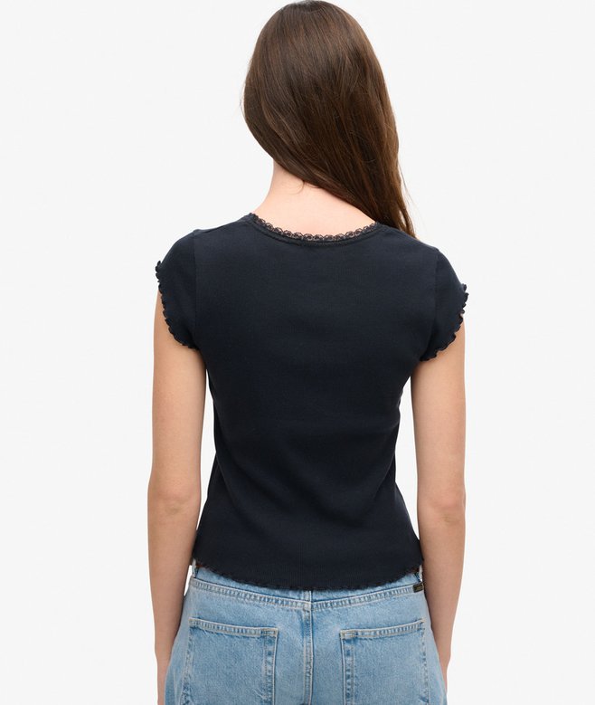 Superdry Top Con Escote Cuadrado Athletic Essentials
