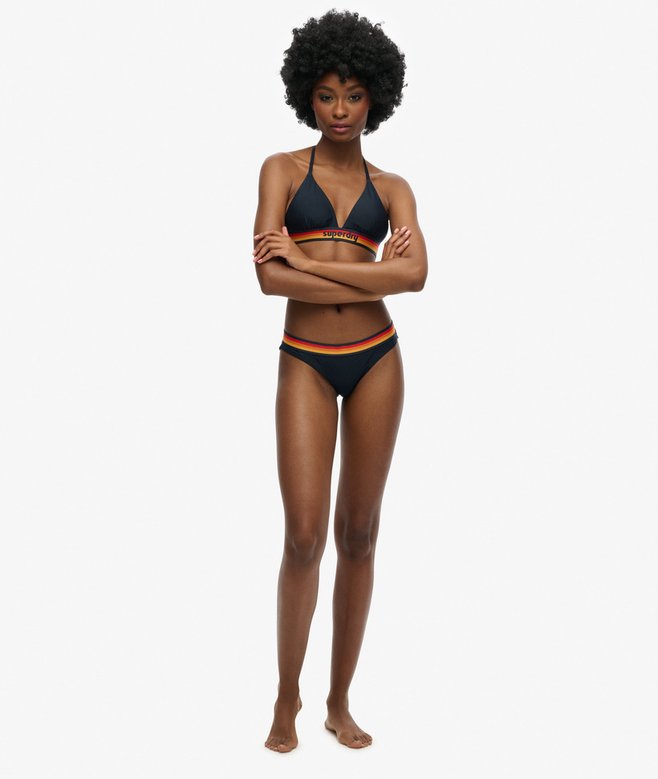 Superdry Top De Bikini Triangular Con Logotipo Vintage