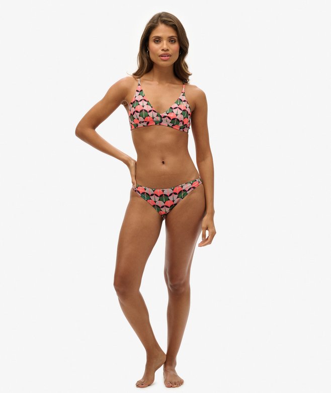 Superdry Top De Bikini Triangular Con Tirantes Cruzados En La Espalda