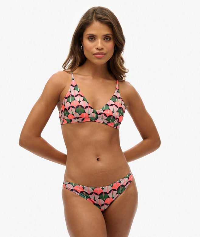 Superdry Top De Bikini Triangular Con Tirantes Cruzados En La Espalda