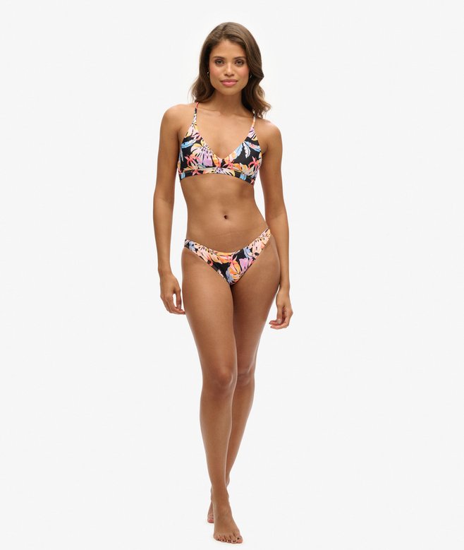 Superdry Top De Bikini Triangular Con Tirantes Cruzados En La Espalda